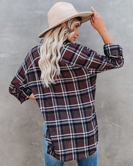 Grizzly Peak Cotton Plaid Button Down Top Oshnow