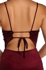 Guilty Pleasure Velvet Dress Oshnow