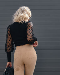 Gwen Corduroy Pocketed Flare Pants - Toffee Oshnow