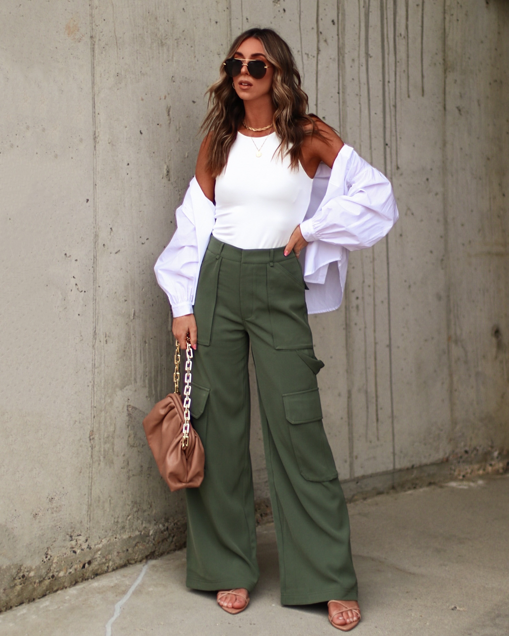 Haisley Sleeveless Bodysuit - White Oshnow