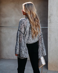 Hancock Paisley Bell Sleeve Blouse Oshnow