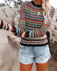 Highest Temperature Crochet Knit Top Oshnow