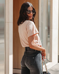 Hillary Cotton Tee - Camel Oshnow