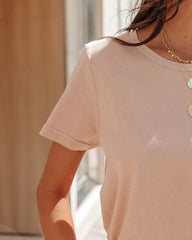 Hillary Cotton Tee - Camel Oshnow