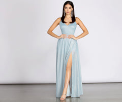 Holland Glitter A-Line Dress Oshnow