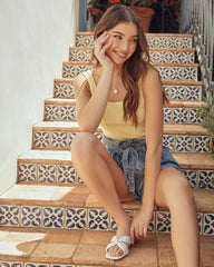 Honeydew Smocked Tank Bodysuit Oshnow