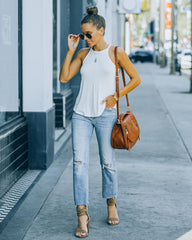 Hugo Knit Tank - Off White Oshnow