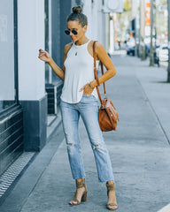 Hugo Knit Tank - Off White Oshnow