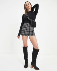 Impeccable Class Tweed Shorts Oshnow