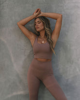 In Motion Sports Bra - Latte Oshnow