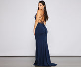 Isabella Halter A-Line Formal Dress Oshnow