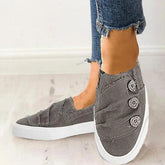 Casual Button Comfy Sneakers