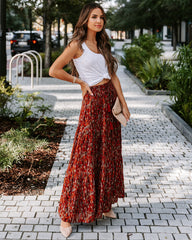James Printed Tassel Tie Maxi Skirt - SALE Oshnow