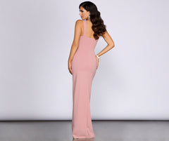 Jane Wrap Front Formal Dress Oshnow