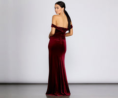 Jenisa Formal Off The Shoulder Dress Oshnow
