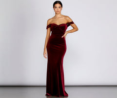 Jenisa Formal Off The Shoulder Dress Oshnow