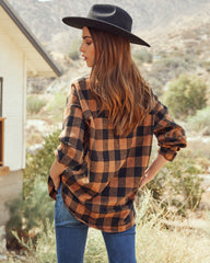 Jessamine Checkered Button Down Top Oshnow