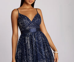 Jessie Glitter Tulle Party Dress Oshnow