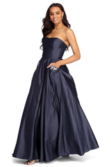 Josephine Formal Jewel Ball Gown Oshnow