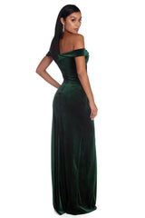 Josephine Formal Velvet Sweetheart Dress Oshnow
