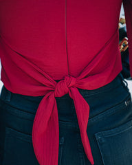 Joyce Billowed Sleeve Crop Blouse - Port Oshnow