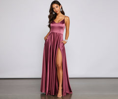 Juliet Formal High Slit Dress 2 Oshnow