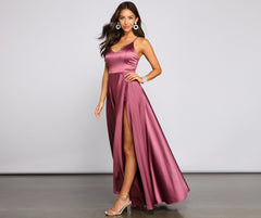 Juliet Formal High Slit Dress 2 Oshnow