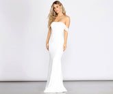 Kalel Off The Shoulder Mermaid Dress Oshnow