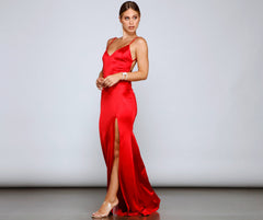 Karasi Formal High Slit Mermaid Dress Oshnow