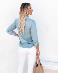 Katana Chambray Utility Top Oshnow