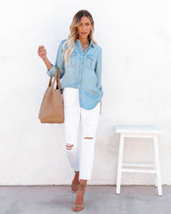 Katana Chambray Utility Top Oshnow