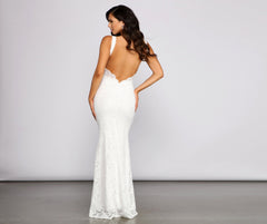 Kelly Formal Lace Mermaid Dress Oshnow