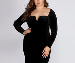 Kelly Formal Velvet Affair Dress Oshnow
