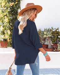Kennedy Cotton Pocketed Button Down Tunic - Thyme Oshnow
