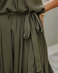 Khari Relaxed Tie Jumpsuit Oshnow