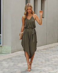 Khari Relaxed Tie Jumpsuit Oshnow