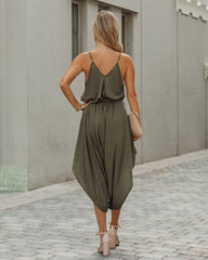 Khari Relaxed Tie Jumpsuit Oshnow