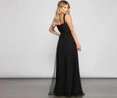 Kirsten Formal Heatstone A-Line Dress Oshnow