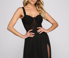 Kirsten Formal Heatstone A-Line Dress Oshnow