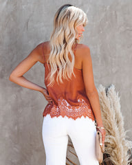 Kiss Kiss Lace Cami Tank - Ginger Oshnow