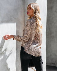 Kit Satin Drape Tie Blouse Oshnow