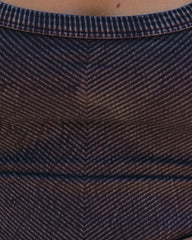 Krystal Ribbed Knit Crop Tank - Vintage Black Oshnow