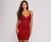 Lace Beauty Bodycon Dress Oshnow