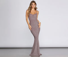 Lara Formal Glitter Dress Oshnow