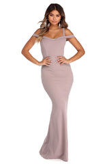 Larissa Off The Shoulder Formal Dress Oshnow