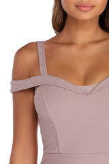 Larissa Off The Shoulder Formal Dress Oshnow