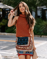 Larsa Printed Mini Skirt - SALE Oshnow