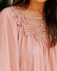 Last Glance Lace Blouse - Ginger Oshnow