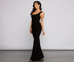 Leilani Formal One-Shoulder Open Back Dress Oshnow