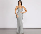 Lenore Glitter Shine Mermaid Dress Oshnow